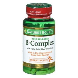Nature's Bounty Natures Bounty B Complex Plus C Time Release High Potency Vitamin - 100 tabs