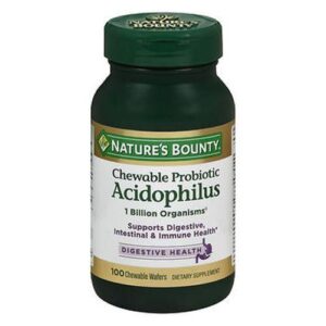 Nature's Bounty Natures Bounty Acidophilus Chewable Wafers - Natural Strawberry Flavor 100 each