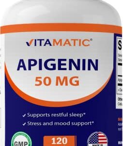 Vitamatic Apigenin 50mg 120 Vegetarian Capsules