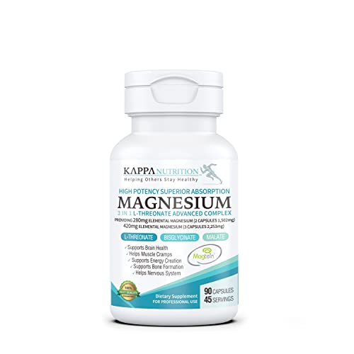 (90 Capsules), 2,253mg Per Serving, Providing 420mg Elemental Magnesium