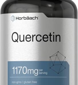 Quercetin Capsules | 1170mg | 150 Count | Non-GMO, Gluten Free Supplement | High Potency Formula | by Horbaach