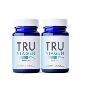 TRU NIAGEN Stacking Bundle: 30-Count Introductory Stacking—Mix 300mg and 100mg to Find Your Perfect Serving