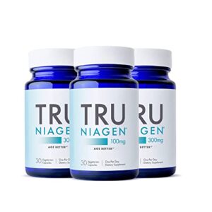 TRU NIAGEN Stacking Bundle: 60-Count 300mg and 30-Count 100mg—Mix 300mg and 100mg to Find Your Perfect Serving